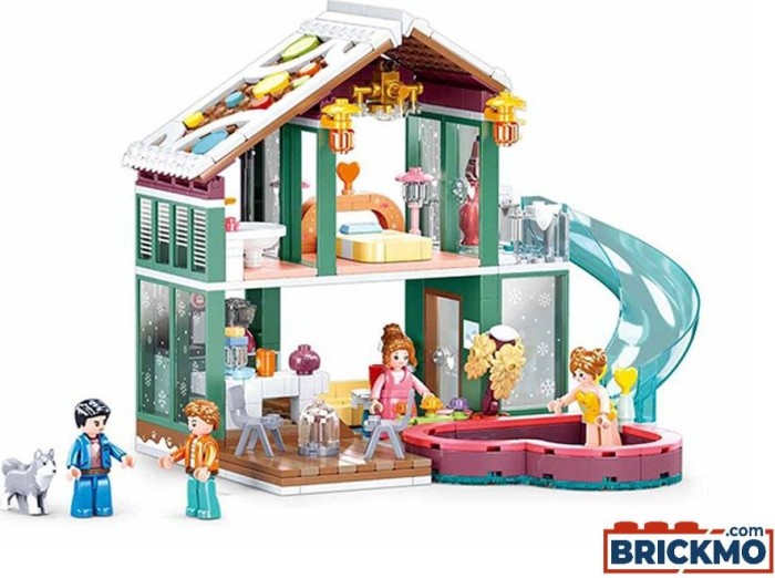 Sluban Girl's Dream Happy Diary Ski Chalet (M38-B0961)