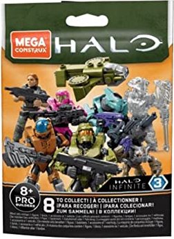 Mattel Mega Bloks Halo Micro Action Figures Charlie Series (CNC84)