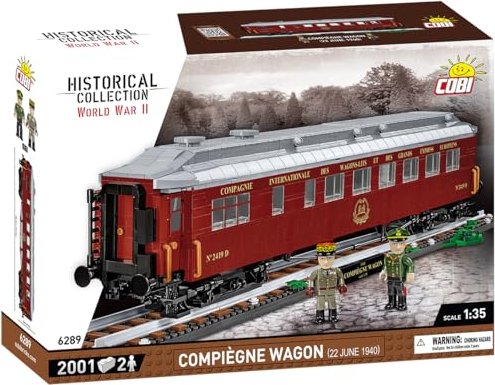 Cobi Historical Collection WW2 Compiègne Wagon (22 June 1940) (6289)