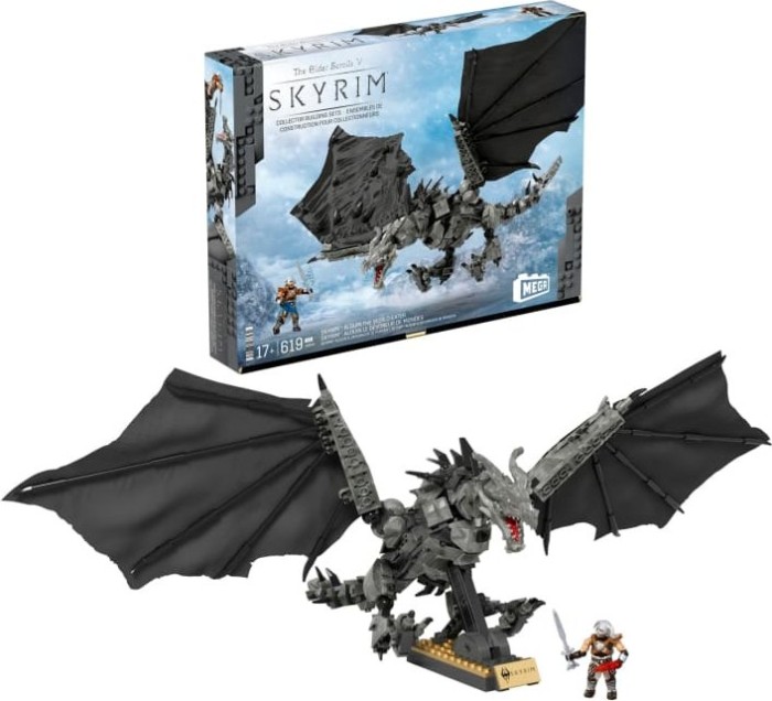 Mattel Mega Bloks Skyrim Alduin Der Weltenfresser (HXR98)