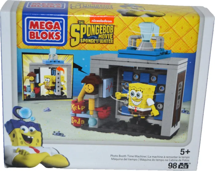 Mattel Mega Bloks Spongebob Squarepants Photo Booth Time Machine (CND23)