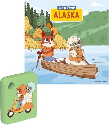 Galakto round for the World with fox and sheep - Pisa & Alaska (2900003GAK)