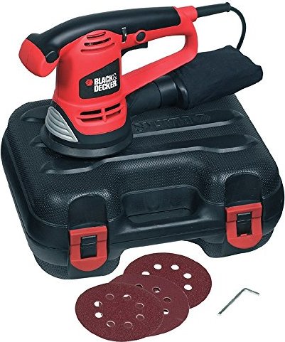 Black&Decker KA191EK electric random orbit sander incl. case