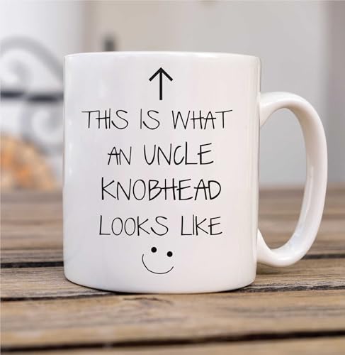 60 Second Makeover Limited This is What an Uncle Knobhead Looks Like Mug V2 Gift Cup Ceramic Fathers Day Uncle