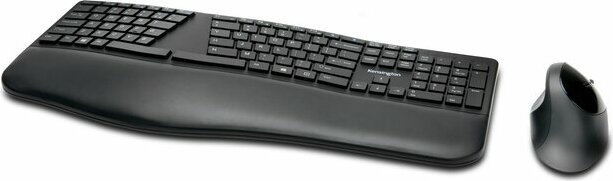 Kensington Pro Fit Ergo wireless Keyboard and Mouse set black, USB/Bluetooth, IT (K75406IT)
