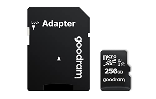 goodram M1AA R100 microSDXC 256GB Kit, UHS-I U1, Class 10 (M1AA-2560R12)