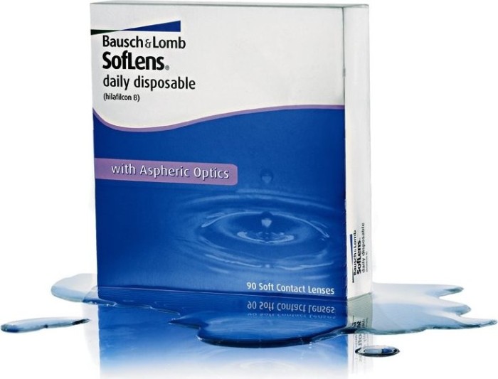 Bausch&Lomb SofLens daily disposable, -0.50 Dioptrien, 90er-Pack