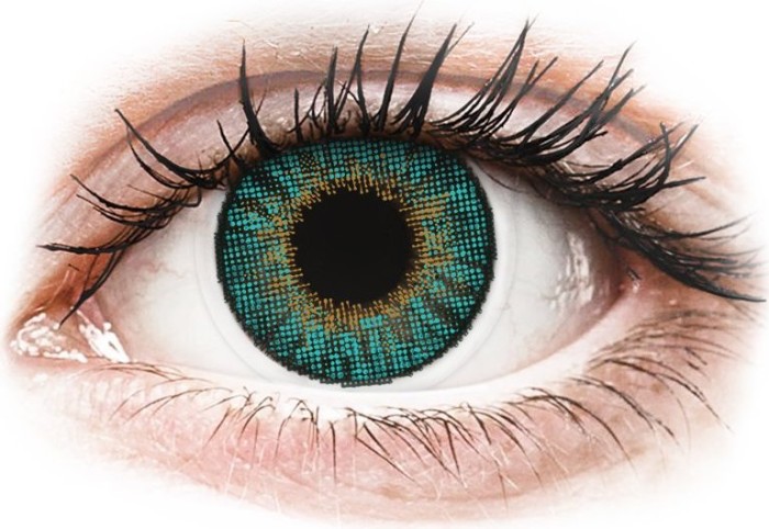 Alcon Air Optix Colors Farblinse turquoise, +3.00 Dioptrien, 2er-Pack
