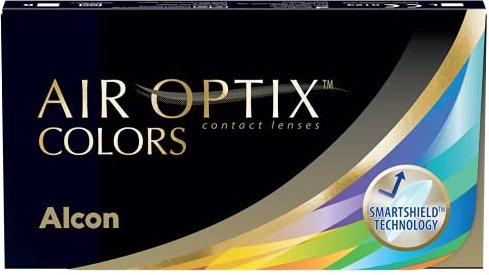 Alcon Air Optix Colors Farblinse sterling gray, -7.00 Dioptrien, 2er-Pack
