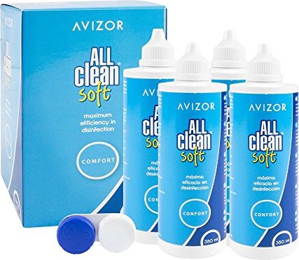 Avizor AllClean Soft All-in-one-solution, 1400ml (4x 350ml)