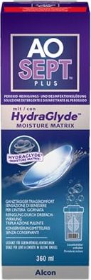 Alcon Aosept Plus HydraGlyde Linsenreiniger, 360ml