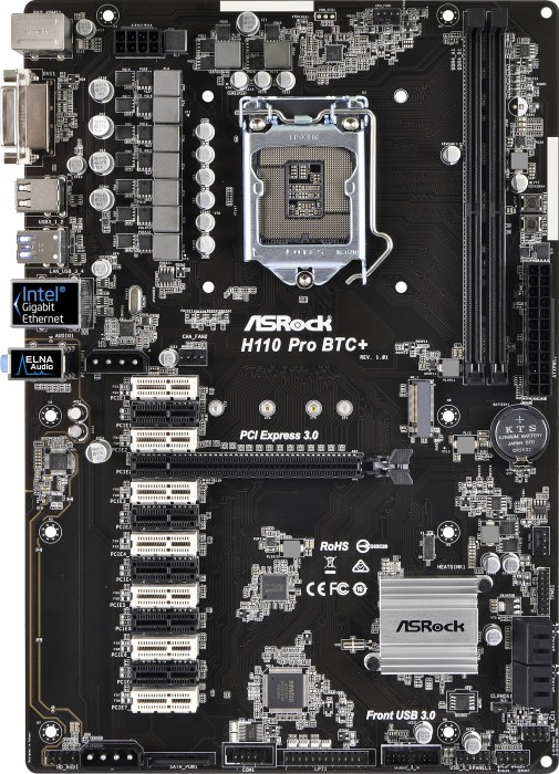 ASRock H110 Pro BTC+ (90-MXB5S0-A0UAYZ)