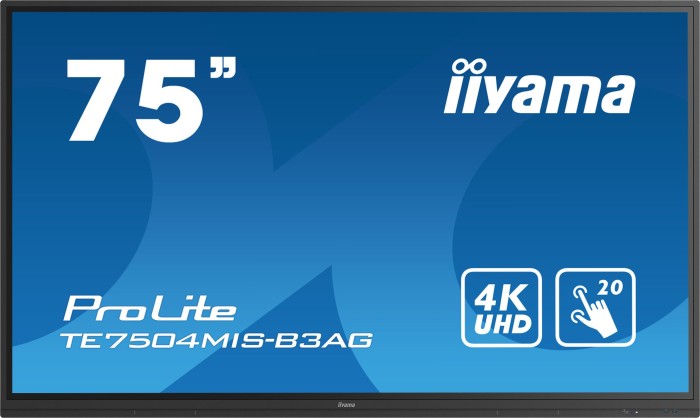 iiyama ProLite TE7504MIS-B3AG, 74.5"