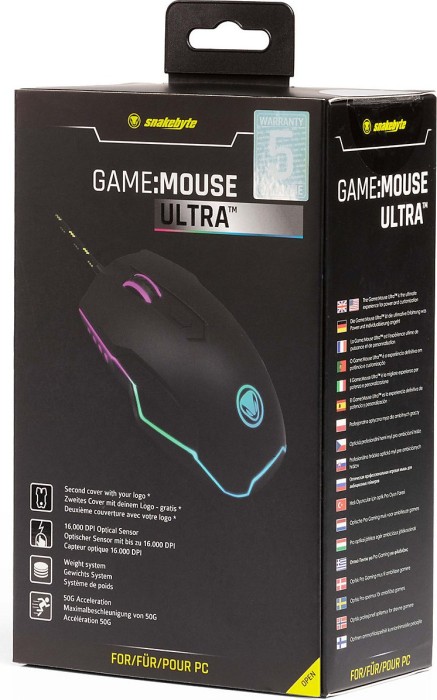 Snakebyte Game:Mouse Ultra, USB (SB909696)