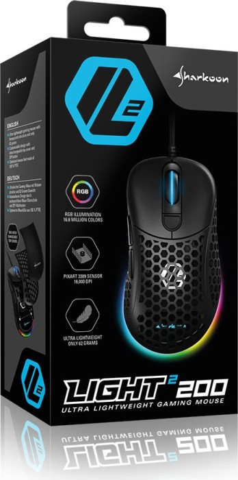 Sharkoon Light² 200 black, USB (4044951029013)