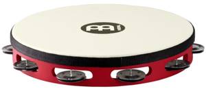 Meinl touring Synthetic Head Wood Tambourine 1 Row (TAH1BK-R-TF)