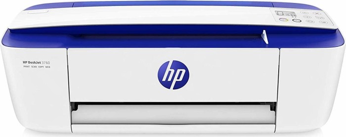 HP DeskJet 3760 e-All-in-One blau, Tinte, mehrfarbig (T8X19B)