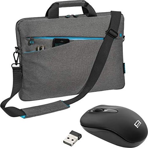 Pedea Fashion 17.3" Notebook case + mouse grey (SET010-66063014)
