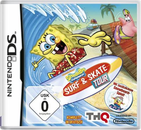 Sponge Bob: Surf & Skate Tour (DS)
