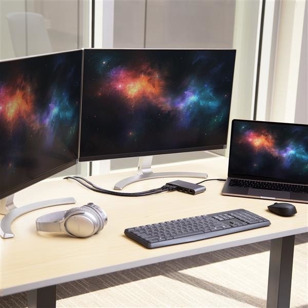 StarTech Dual-4K mini Thunderbolt 3 Dock with HDMI, Thunderbolt 3 [plug] (TB3DKM2HD)