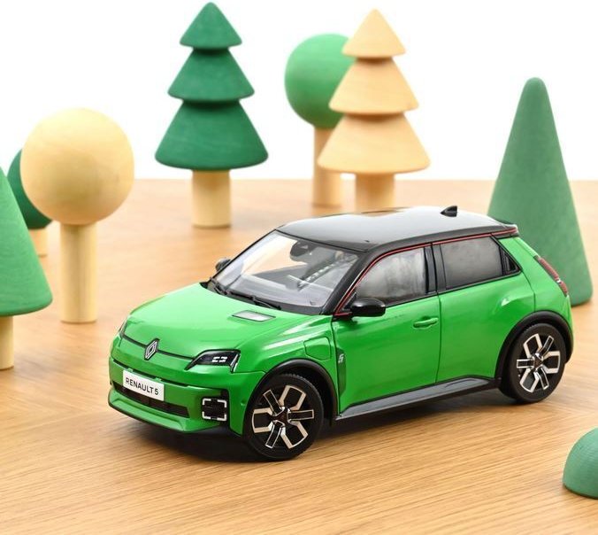 Norev Renault 5 E-Tech Elektrisch 2024 Pop green/black (185502)