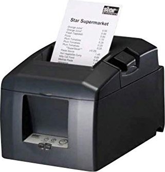 Star TSP654II, ohne Schnittstelle, schwarz, Thermodirekt