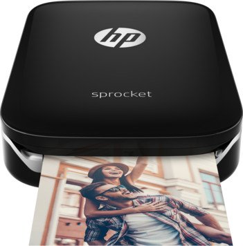 HP Sprocket Photo Printer, black (X7N08A)
