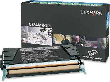 Lexmark Return Toner C734A1KG black