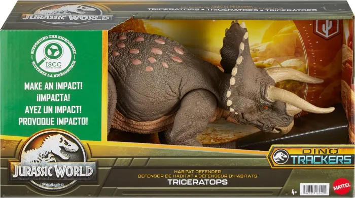 Mattel Jurassic World Dino Trackers Triceratops (HPP88)