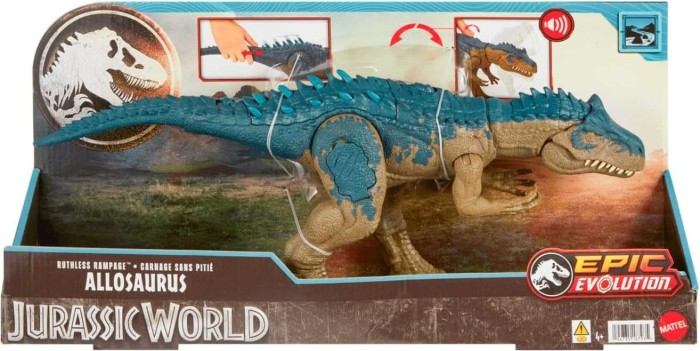 Mattel Jurassic World Kampfaction Allosaurus (HRX50)