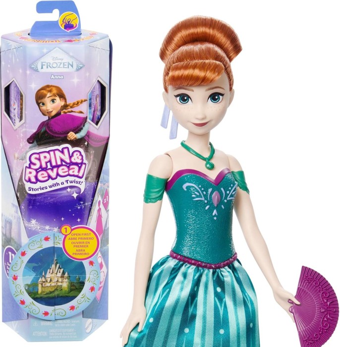 Mattel Disney Princess Spin & Reveal - Anna (JBG60)