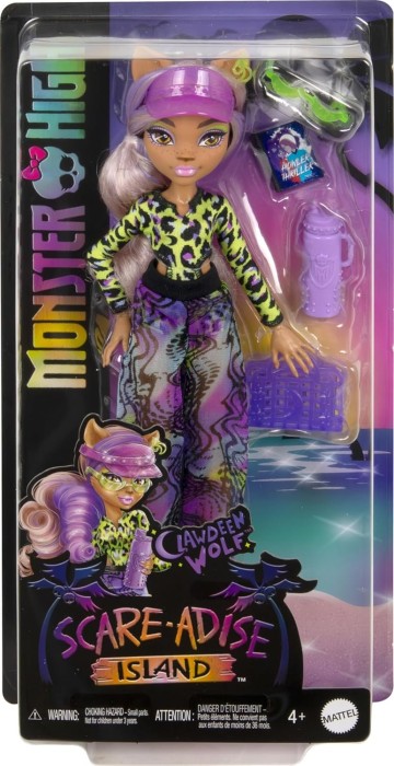 Mattel Monster High Scare-adise Island - Clawdeen wolf (HRP67)