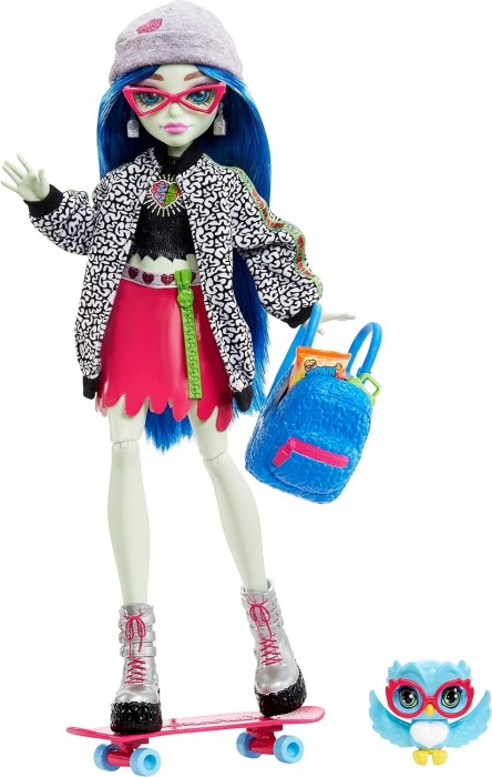 Mattel Monster High - Ghoulia Yelps with Sir Hoots-A-plumb line (HHK58)