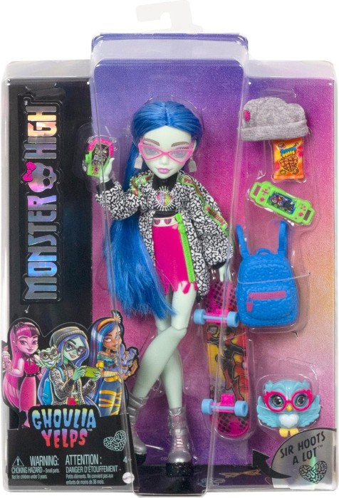 Mattel Monster High - Ghoulia Yelps with Sir Hoots-A-plumb line (HHK58)