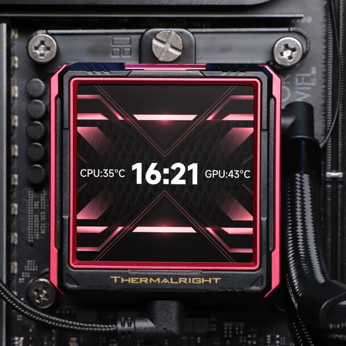 Thermalright frozen Warframe 360 Ultra Black ARGB, black