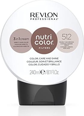 Revlon Nutri Color Filters Haartönung 512 pearly ash brown, 240ml