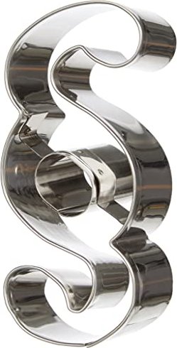 Städter Ausstecher § - Paragraphene-characters 7.5cm, silver (200739)