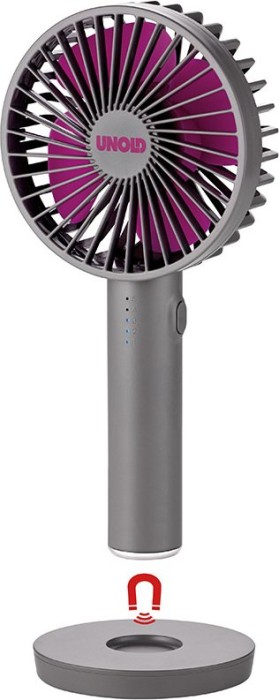 Unold 86629 Breezy II rechargeable battery-hand fan anthracite