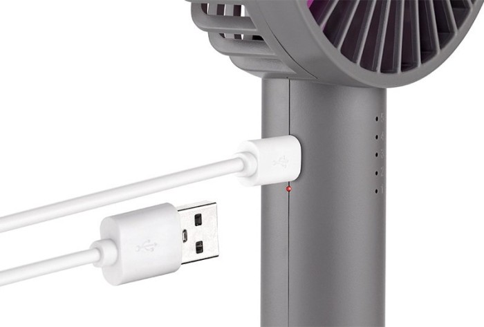 Unold 86629 Breezy II rechargeable battery-hand fan anthracite