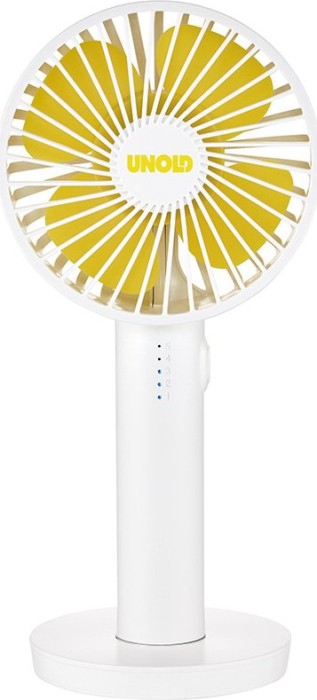 Unold 86620 Breezy II rechargeable battery-hand fan white