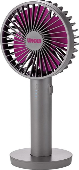 Unold 86629 Breezy II rechargeable battery-hand fan anthracite