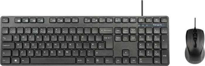Targus Full sized wired Keyboard and Mouse Combo, black, USB, ES (AKM622ES)
