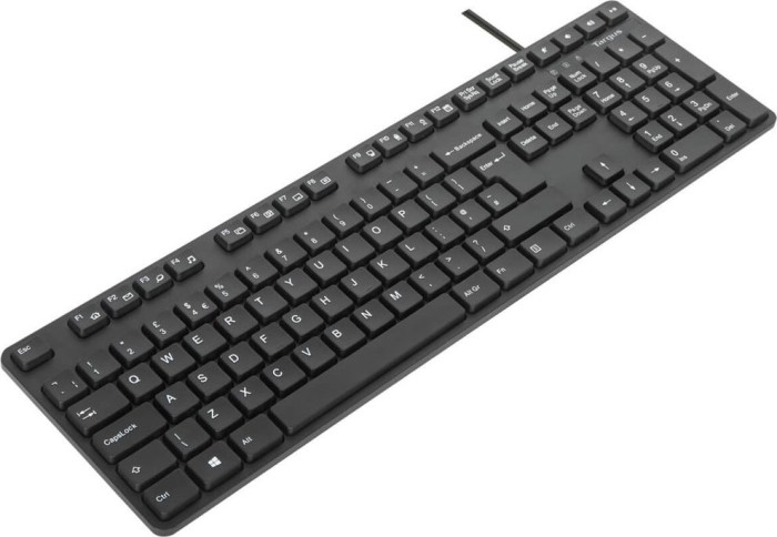 Targus Full sized wired Keyboard and Mouse Combo, black, USB, ES (AKM622ES)