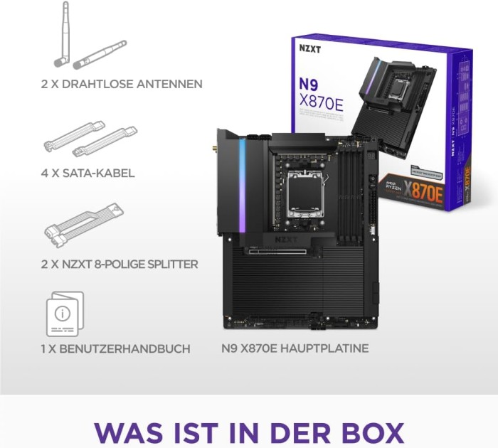 NZXT N9 X870E Black (N9-X87XT-B1)
