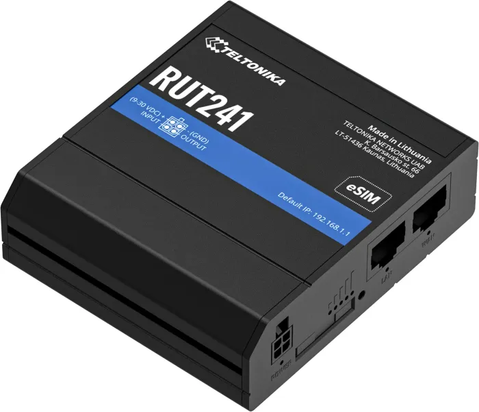 Teltonika RUT241 eSIM LTE WLAN Router, Global (RUT241230000)