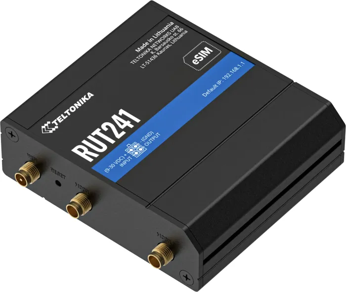 Teltonika RUT241 eSIM LTE WLAN Router, Global (RUT241230000)