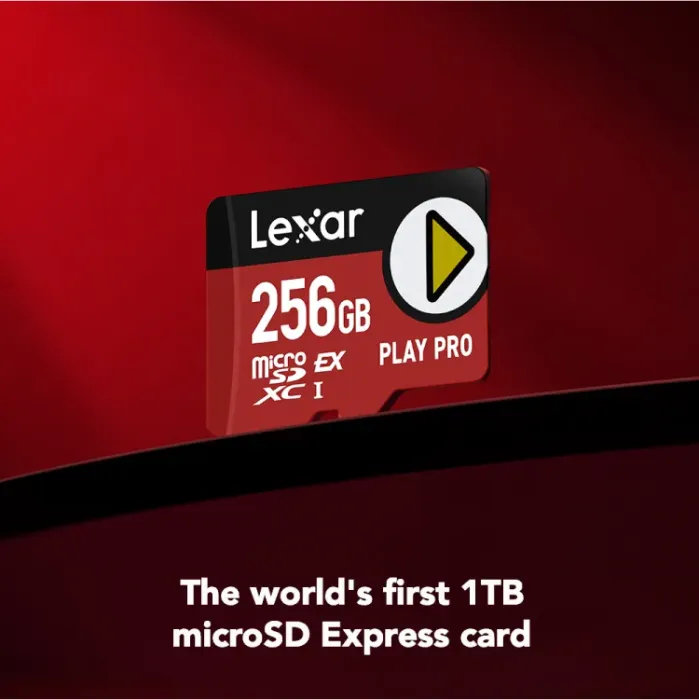 Lexar PLAY PRO R900/W600 microSDXC Express 256GB, Class 10, SD Express EX I (LMSXPS0256G-BNNNU)