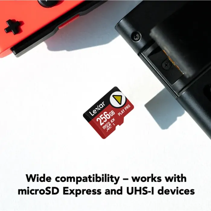 Lexar PLAY PRO R900/W600 microSDXC Express 256GB, Class 10, SD Express EX I (LMSXPS0256G-BNNNU)