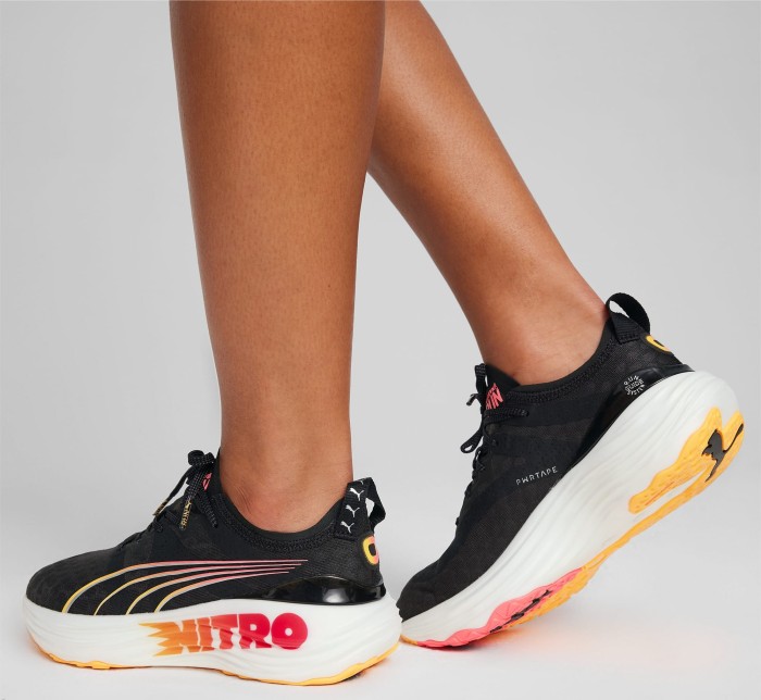 Puma ForeverRun NITRO puma black/sun stream/sunset glow (Damen) (309704-01)