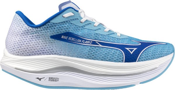 Mizuno Wave Rebellion Flash 2 river blue/mugen blue/white (Herren) (J1GC2435-51)